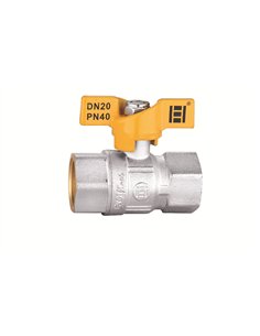 Robinet tip fluture pentru gaz 3/4"FF - Ermetiq - RG-DFF34A