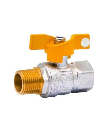 Robinet tip fluture pentru gaz 1/2"MF - Ermetiq - RG-DMF12A