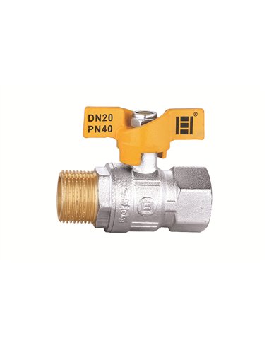 Robinet tip fluture pentru gaz 3/4"FF - Ermetiq - RG-DMF34A