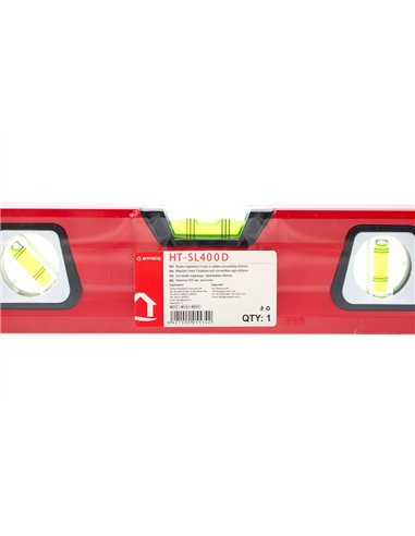 Nivela magnetica 3 bule si vedere convertibila 400mm - Ermetiq - HT-SL400D