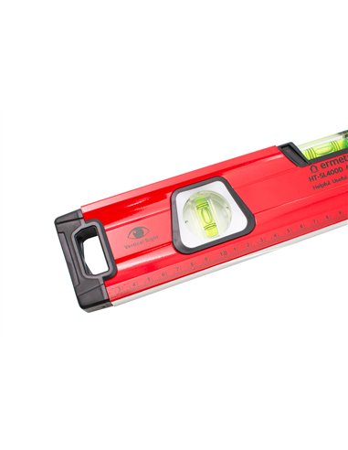 Nivela magnetica 3 bule si vedere convertibila 400mm - Ermetiq - HT-SL400D