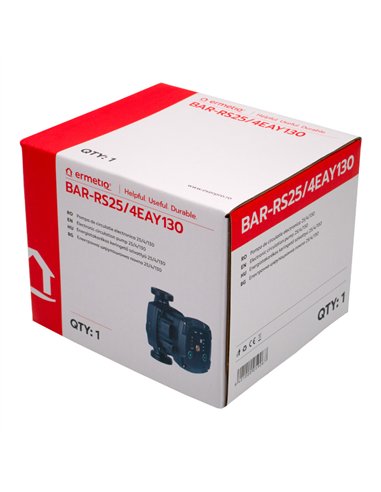 Pompa de circulatie electronica 25/4/130 - Ermetiq - BAR-RS25/4EAY130