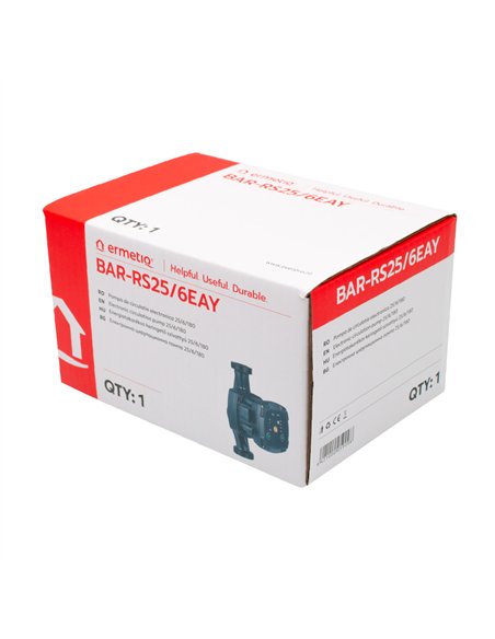 Pompa de circulatie electronica 25/6/180 - Ermetiq - BAR-RS25/6EAY