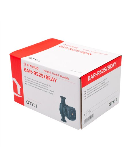 Pompa de circulatie electronica 25/8/180 - Ermetiq - BAR-RS25/8EAY