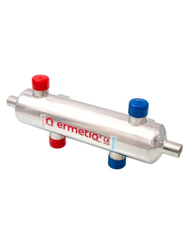 Separator hidraulic inox izolat un circuit 1" max. 45KW (butelie egalizare) - Ermetiq - ER-HS7622