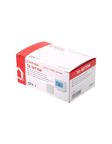 Termostat ambient programabil WiFi 2.4 GHz - Ermetiq - TA-WT11W
