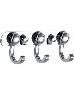 Cuier perete 3 carlige rotund - Ermetiq - ER-JT23