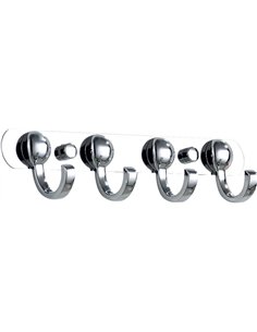 Cuier perete 4 carlige rotund - Ermetiq - ER-JT24