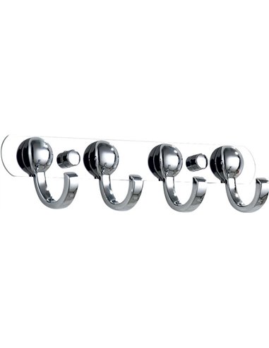 Cuier perete 4 carlige rotund - Ermetiq - ER-JT24