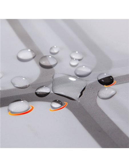 Perdea dus SQUARES 180X200 - Ermetiq - ER-SCE001