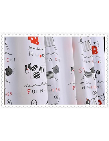 Perdea dus KITTENS 180X200 - Ermetiq - ER-SCE003