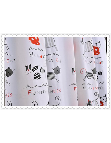 Perdea dus KITTENS 180X200 - Ermetiq - ER-SCE003