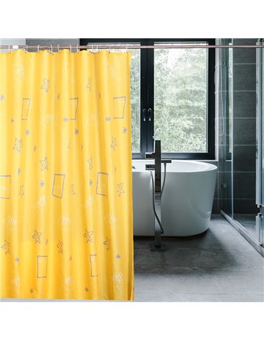 Perdea dus GOLD FISHES 180X200 - Ermetiq - ER-SCP001