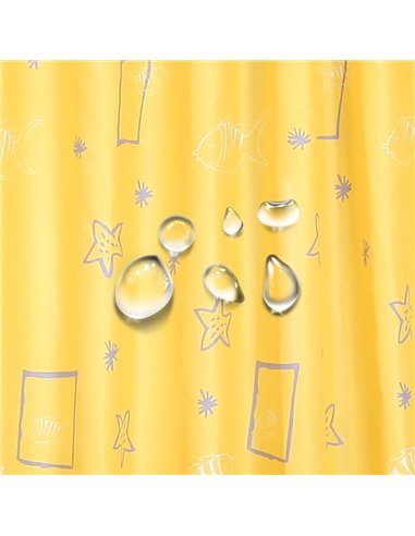 Perdea dus GOLD FISHES 180X200 - Ermetiq - ER-SCP001