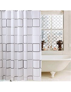 Perdea dus INTERTWINED SQUARES 180X200 - Ermetiq - ER-SCP002