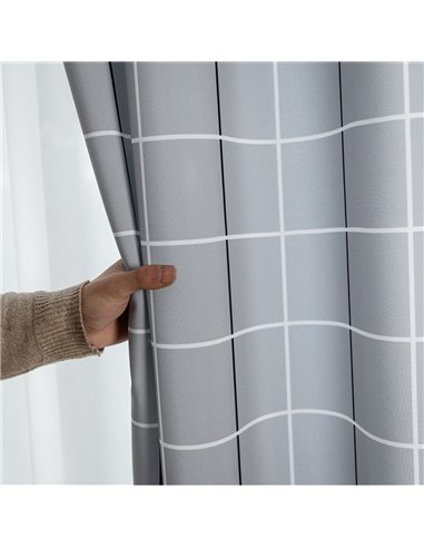 Perdea dus LARGE GRID 180X200 - Ermetiq - ER-SCP003