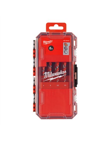 Set 8 burghie de beton Milwaukee Hammer Drill Bit - cod 4932493882