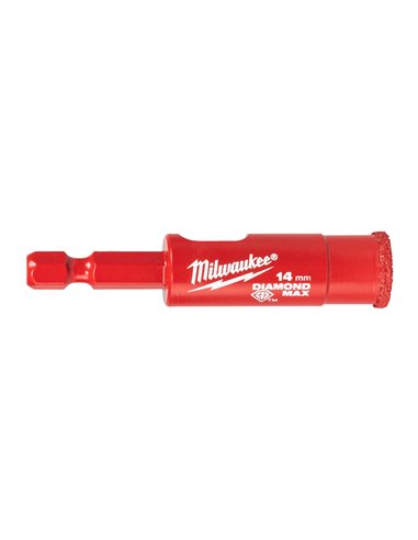 Burghiu Diamond Max 1/4 inch pentru gaurire umeda Milwaukee - cod 4932498346