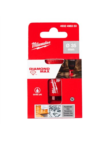 Burghiu Milwaukee Diamond Max 1/4 inch pentru gaurire umeda - cod 4932498353