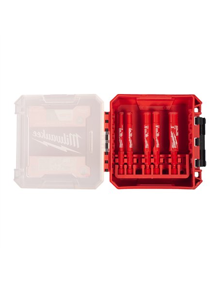 Set burghie Milwaukee Diamond Max 1/4 inch pentru gaurire umeda 5 buc - cod 4932498299