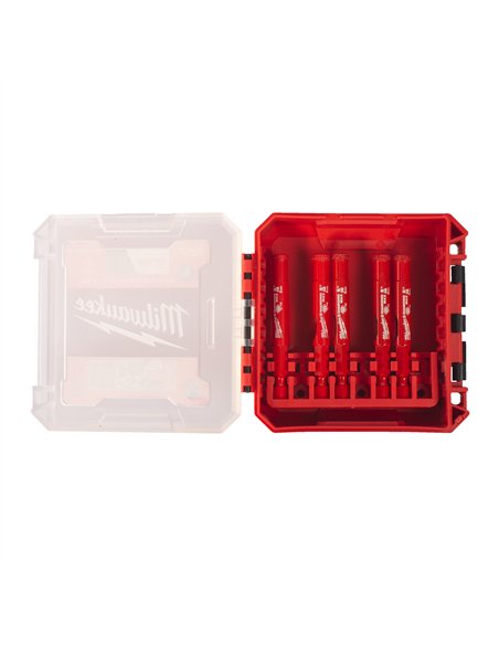 Set burghie Milwaukee Diamond Max 1/4 inch gaurire umeda 5 buc - cod 4932498301