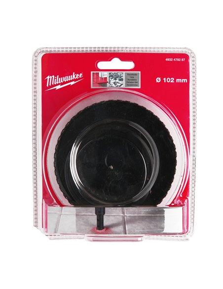 Burghiu diamantat Milwaukee M14 pentru gaurire uscata 102mm cod 4932478287 1 buc