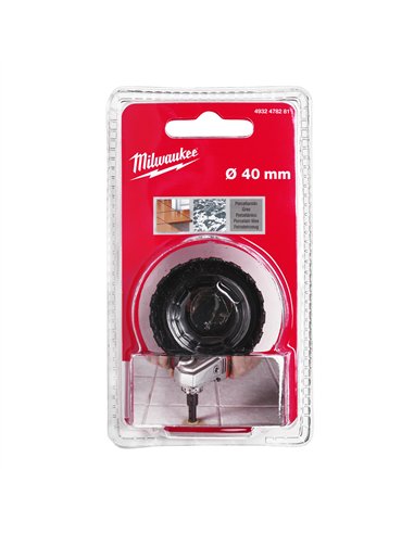 Burghiu diamantat M14 Milwaukee pentru gaurire uscata 40mm cod 4932478281 - 1 buc