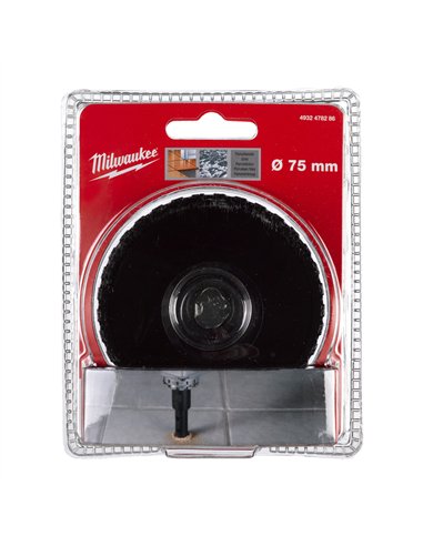 Burghiu diamantat M14 Milwaukee pentru gaurire uscata 75mm - cod 4932478286