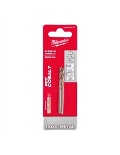 Set 2 burghie Milwaukee RED COBALT pentru metal HSS-Ground 3.2 x 65 mm cod 4932363254 2