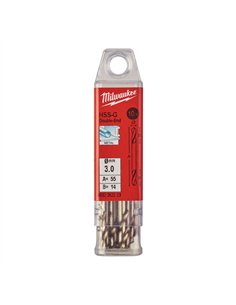 Set 10 burghie HSS Ground pentru metal 3.00 x 46 Milwaukee cod 4932352223 2