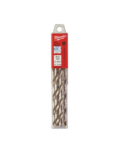 Set burghie lungi Milwaukee HSS Ground pentru metal 12.00 x 205 mm 5 buc - cod 493243034