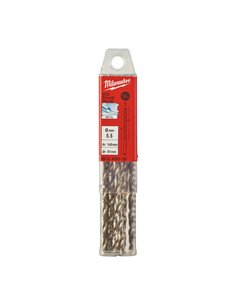 Set de 10 burghie lungi Milwaukee HSS Ground pentru metal 5.50 x 139 mm DIN 340 - cod 493243033 2