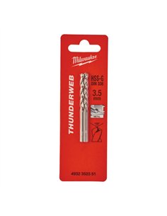 Set 2 burghie metal Milwaukee THUNDERWEB TW 3.5 x 70 HSS Ground DIN338 cod 4932352351 2