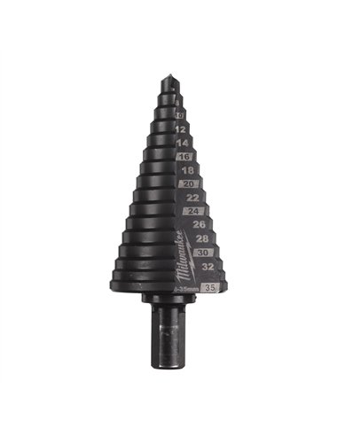 Burghiu in trepte Milwaukee din cobalt 6-35 mm cod 48899395