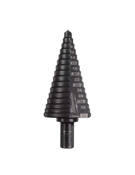 Burghiu in trepte Milwaukee din cobalt 6-35 mm cod 48899395
