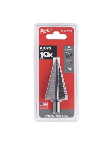 Burghiu in trepte Milwaukee din cobalt 6-35 mm cod 48899395