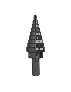 Burghiu in trepte Milwaukee de 4 la 20 mm pas de 2 mm cod 48899320 - 1 buc