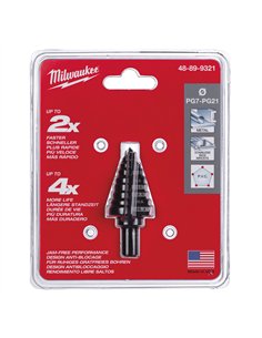 Burghiu in trepte Milwaukee PG 7 - PG 21 cod 48899321 1 buc 2