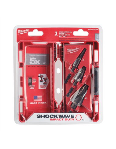 Set burghie in trepte Milwaukee Shockwave Impact Duty 3 piese cod 48899266