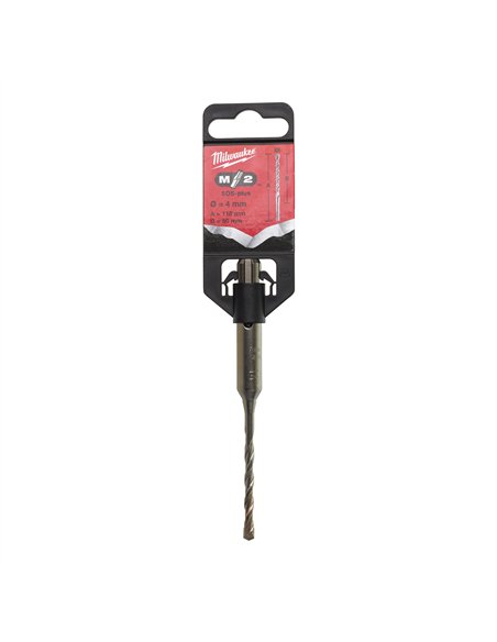 Burghiu Milwaukee SDS-Plus M2 cu 2 taisuri 4 x 110 mm cod 4932339498 - 1 buc