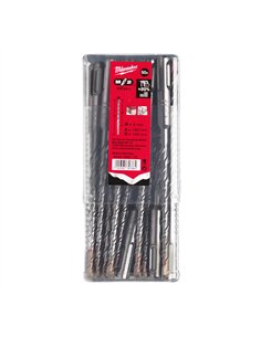 Set 50 burghie Milwaukee SDS-Plus M2 cu 2 taisuri 6 x 160 mm - cod 4932399179 2