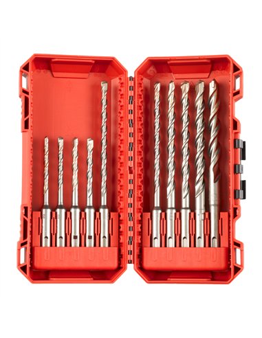 Set burghie Milwaukee SDS-Plus M2 10 piese cod 4932492117