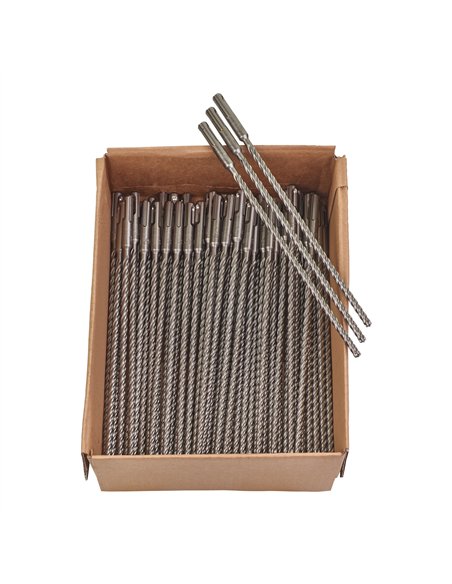 Set 50 burghie SDS-Plus MX4 4 taisuri Milwaukee 6.5 x 265 mm cod 4932459589