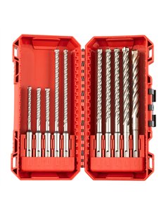Set burghie Milwaukee SDS-Plus MX4 cu 4 taisuri 10 buc - cod 4932492115