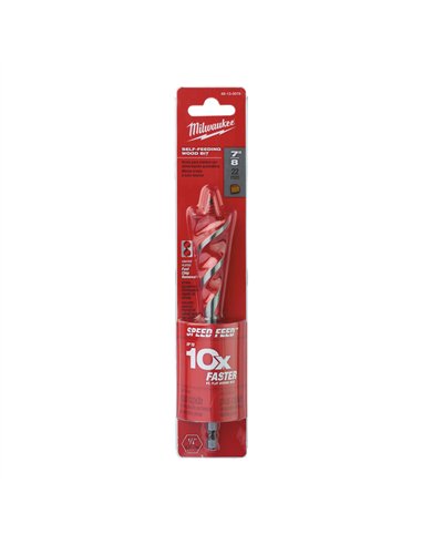 Burghiu pentru lemn Speed Feed de la Milwaukee 22 x 165 mm cod 4932479474 - 1 buc