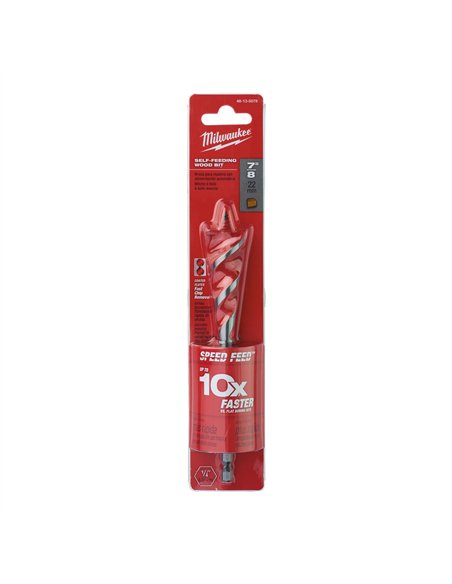 Burghiu pentru lemn Speed Feed de la Milwaukee 22 x 165 mm cod 4932479474 - 1 buc