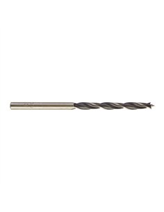 Burghiu pentru lemn Milwaukee cu varf de centrare 4 x 75 mm DIN 7487 E cod 4932363652 - 1 buc