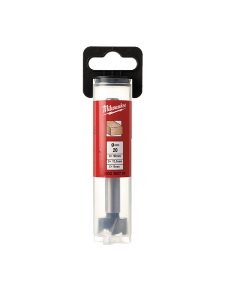 Burghiu Forstner Milwaukee FD 20 mm cod 4932363708 - 1 buc