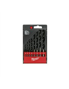 Set burghie Milwaukee cu varf de centrare 8 buc cod 4932352466