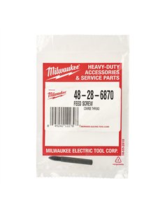 Surub alimentare cu filet grosier 1/4 inch Milwaukee pentru burghii pana la 65 mm - 1 buc - cod 482 2